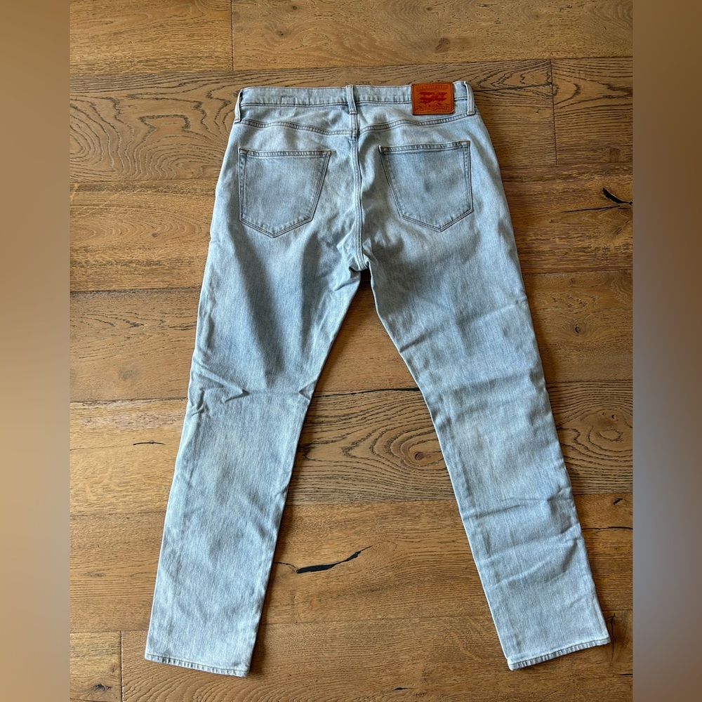 Ace Rivington Athletic Taper Jeans Denim 34x32. Bleached